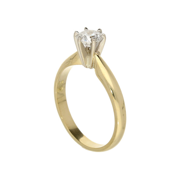 18ct Yellow Gold 0.52ct Diamond Engagement Ring