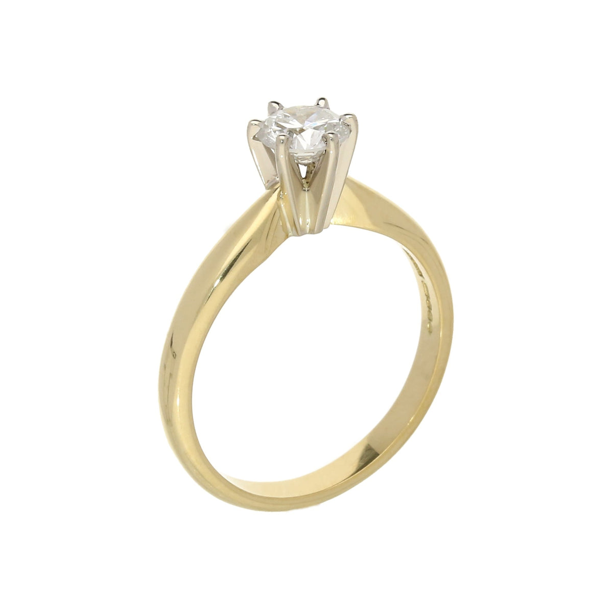18ct Yellow Gold 0.52ct Diamond Engagement Ring