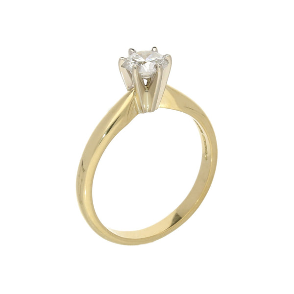 18ct Yellow Gold 0.52ct Diamond Engagement Ring