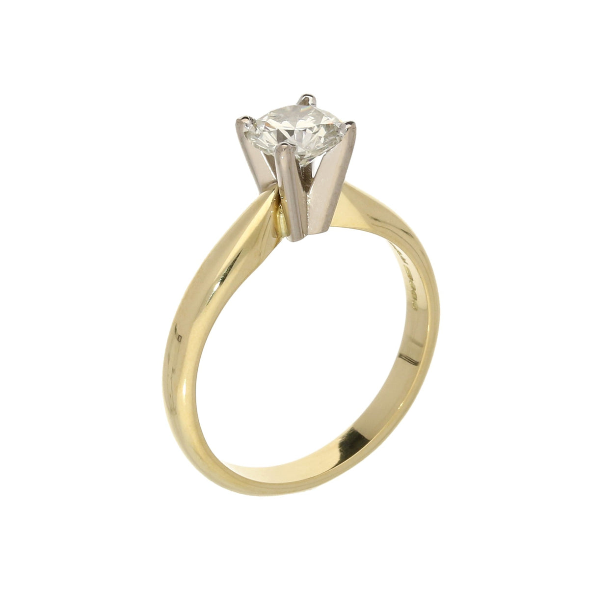 18ct Yellow Gold 0.73ct Diamond Engagement Ring
