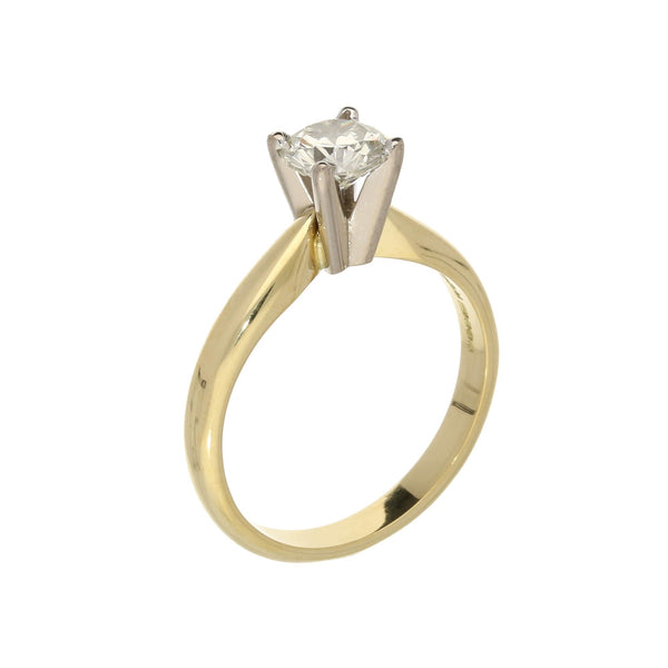 18ct Yellow Gold 0.73ct Diamond Engagement Ring