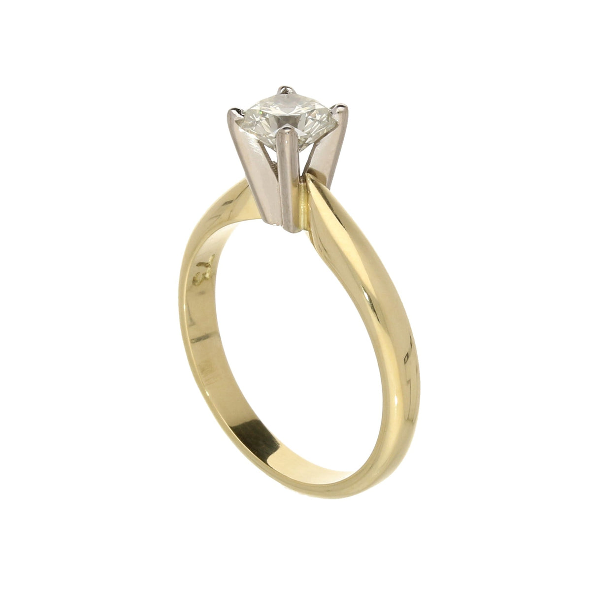 18ct Yellow Gold 0.73ct Diamond Engagement Ring
