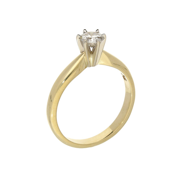 18ct Yellow Gold 0.36ct Diamond Engagement Ring