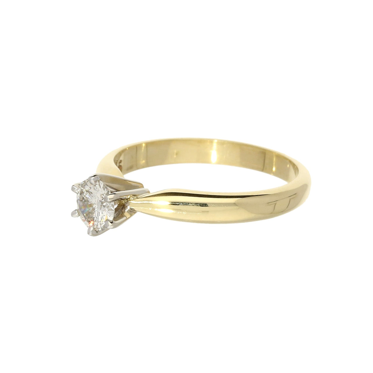 18ct Yellow Gold 0.36ct Diamond Engagement Ring
