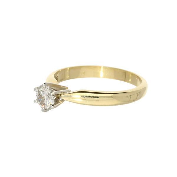 18ct Yellow Gold 0.36ct Diamond Engagement Ring