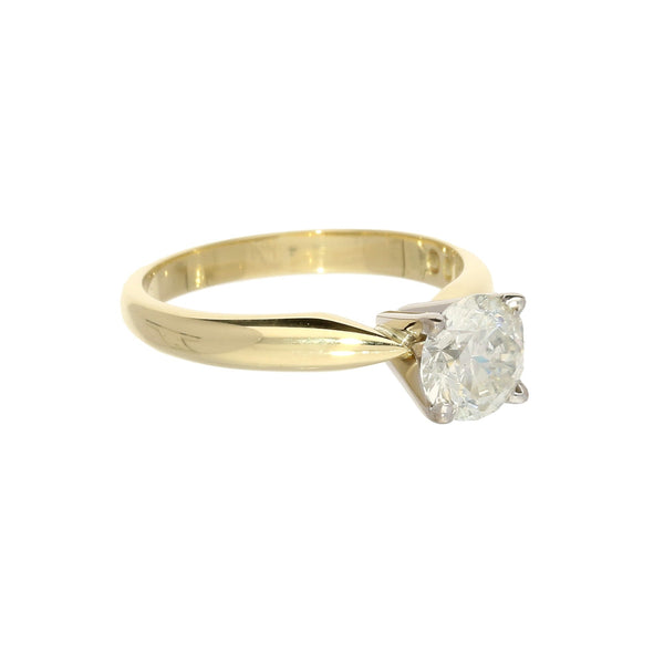 18ct Yellow Gold 1.00ct Diamond Engagement Ring