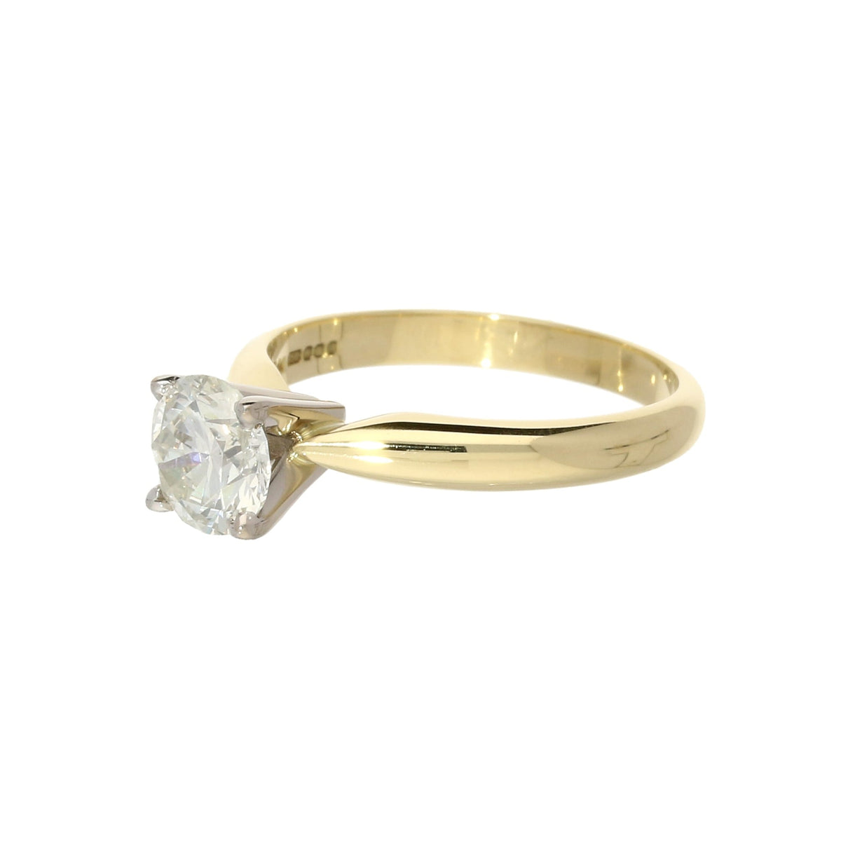 18ct Yellow Gold 1.00ct Diamond Engagement Ring