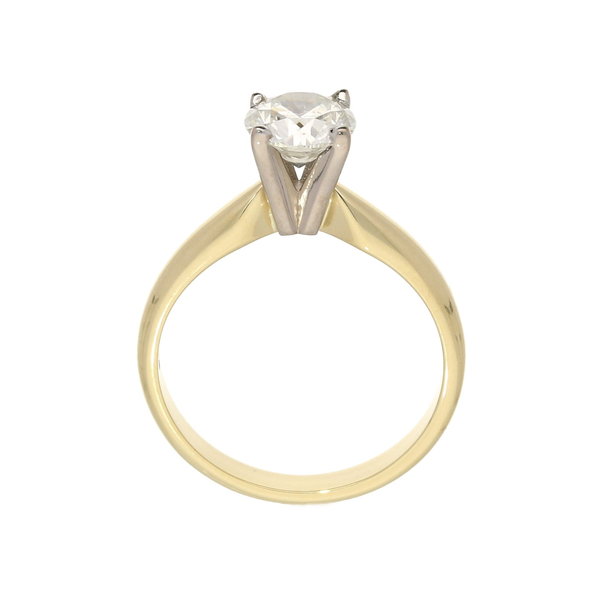 18ct Yellow Gold 1.00ct Diamond Engagement Ring