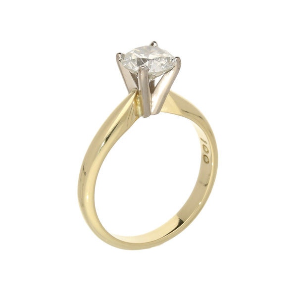 18ct Yellow Gold 1.00ct Diamond Engagement Ring