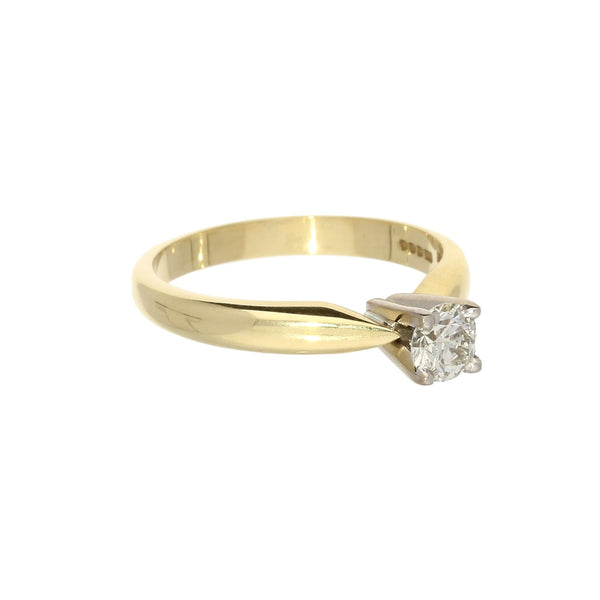 18ct Yellow Gold 0.32ct Diamond Engagement Ring