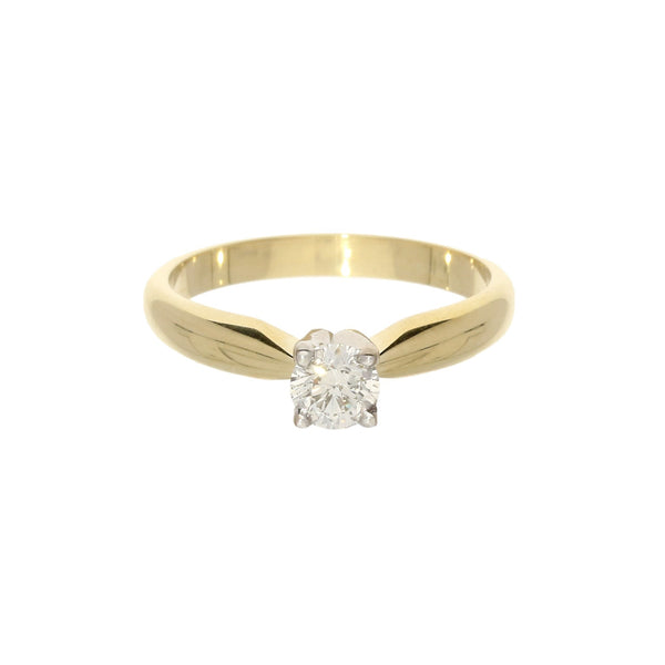 18ct Yellow Gold 0.32ct Diamond Engagement Ring