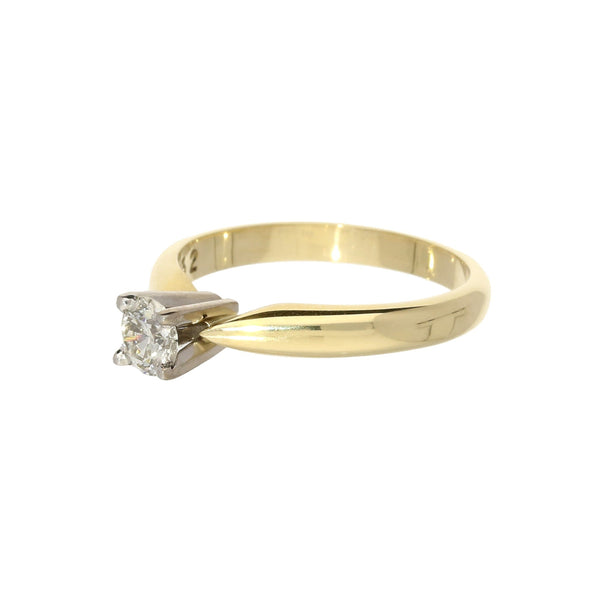 18ct Yellow Gold 0.32ct Diamond Engagement Ring