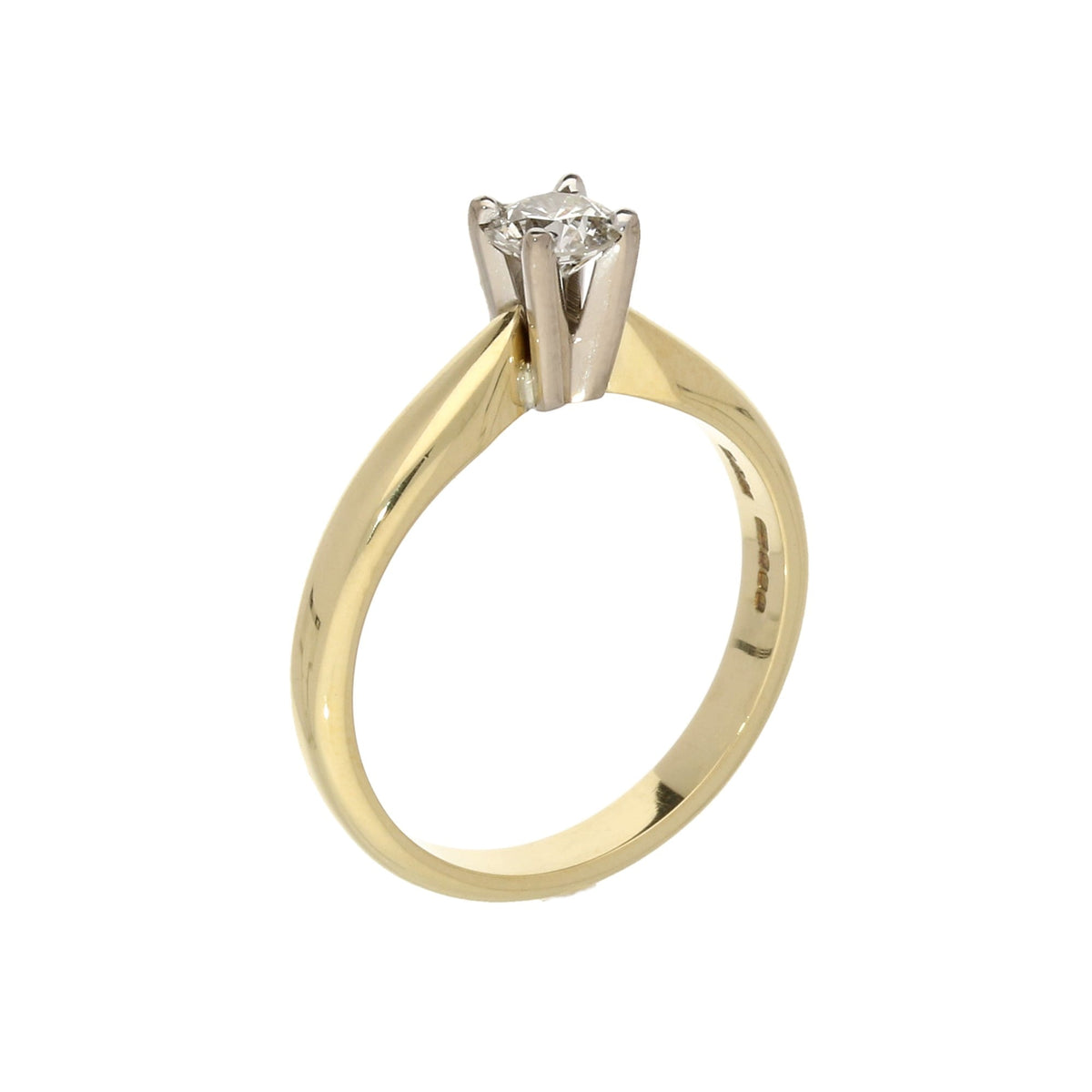 18ct Yellow Gold 0.32ct Diamond Engagement Ring