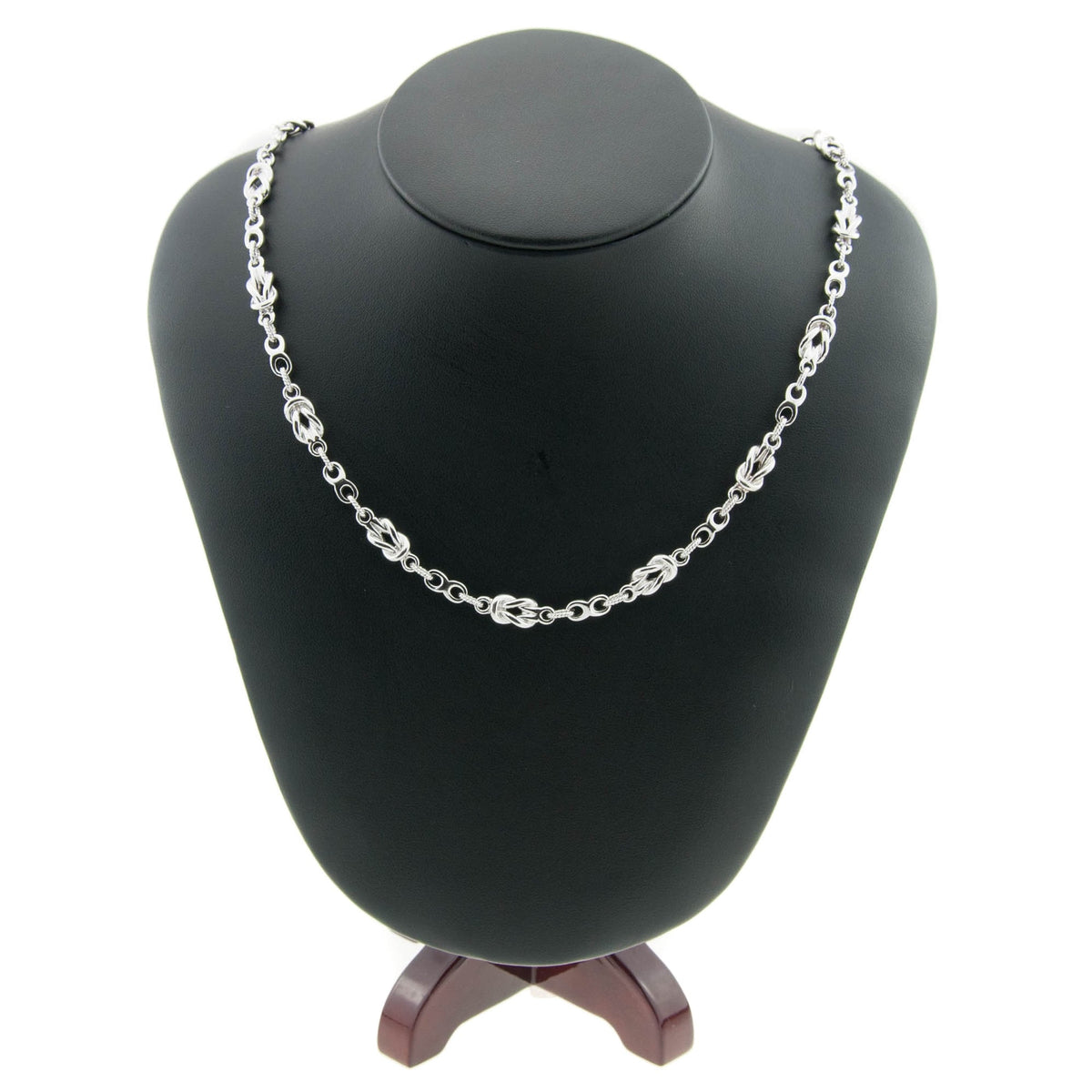 Silver Fancy Linked Necklace