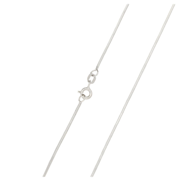 18ct White Gold 0.44ct Diamond Heart Pendant & Chain