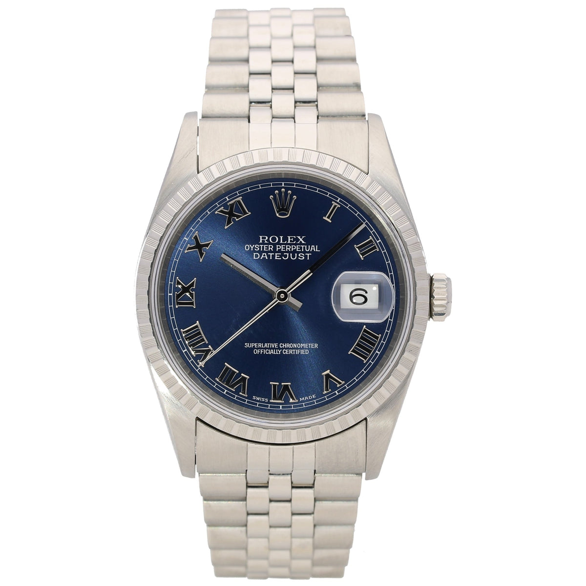Datejust 16220 - Gents Watch - Blue Dial - 2001