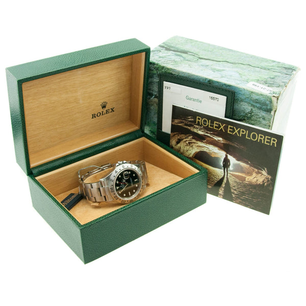 Explorer II 16570 - Gents Watch - Black Dial - 2003