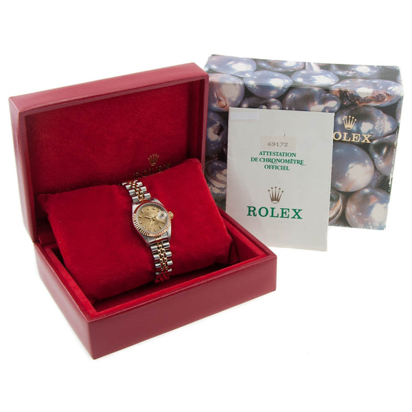 Datejust 69173 - Ladies Watch - Champagne Diamond Dial – 1995