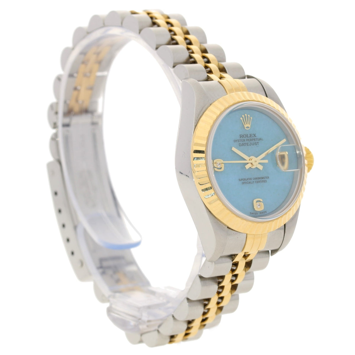 Datejust 69173 - Ladies Watch - Turquoise Diamond Dial - 1998
