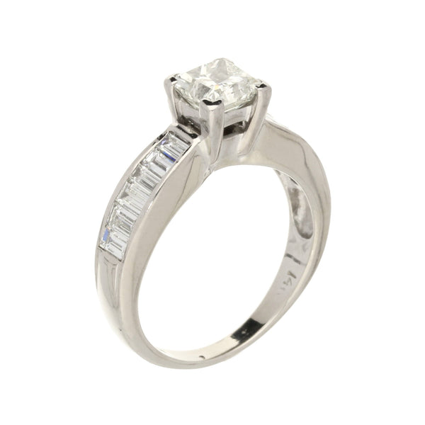 14ct White Gold 2.15ct Diamond Engagement Ring