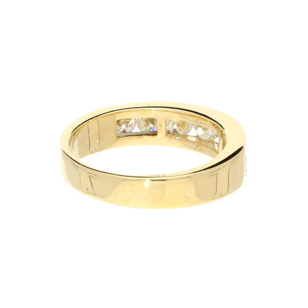 1.00ct Diamond 18ct Yellow Gold Half Eternity Ring