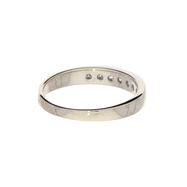 0. 33ct Diamond 18ct White Gold Half Eternity Ring