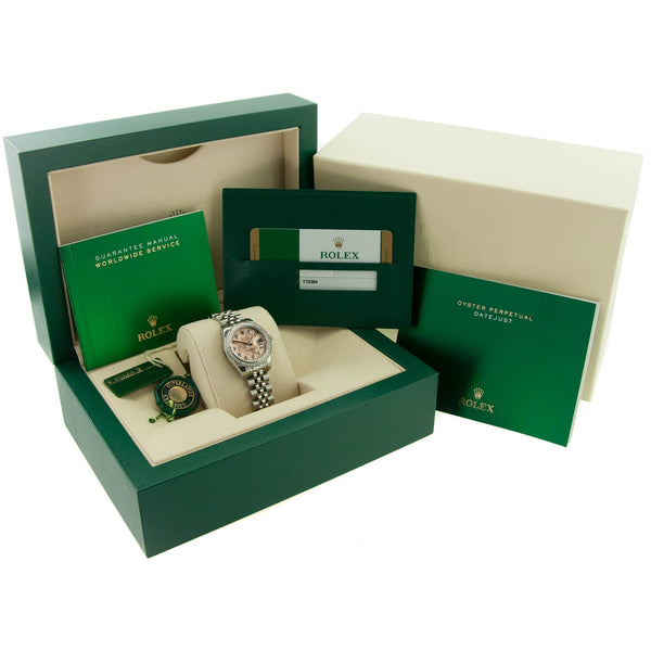 Datejust 179384 - Ladies Watch - Diamond Bezel & Dial - Unworn