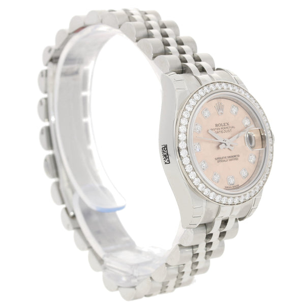 Datejust 179384 - Ladies Watch - Diamond Bezel & Dial - Unworn
