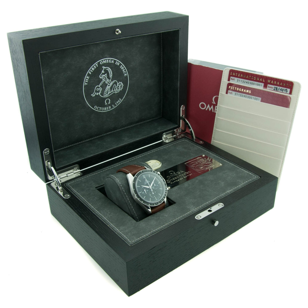Speedmaster 31132403001001 Moonwatch 39.7mm brown -Manual- 2015