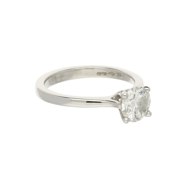 Platinum 0.92ct Diamond Engagement Ring