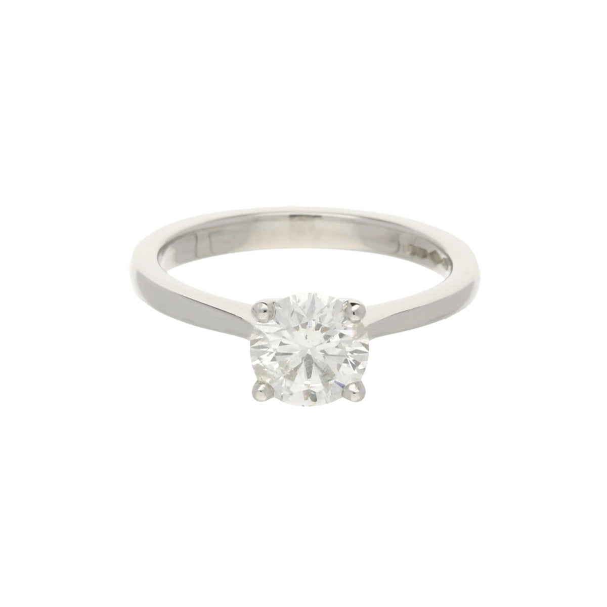 Platinum 0.92ct Diamond Engagement Ring