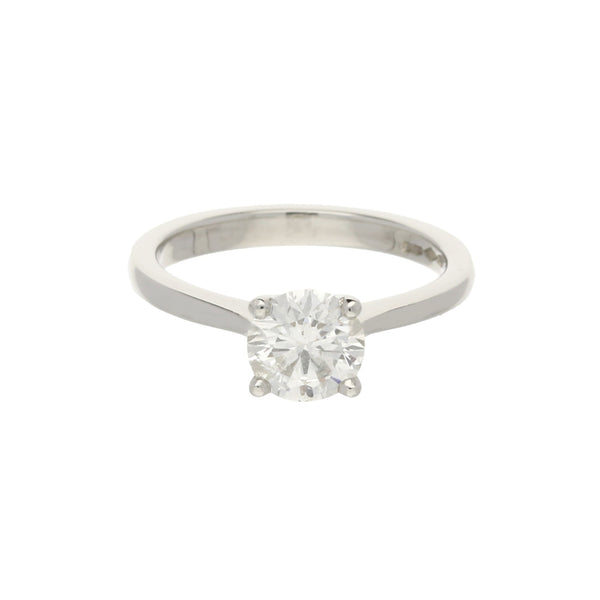 Platinum 0.92ct Diamond Engagement Ring