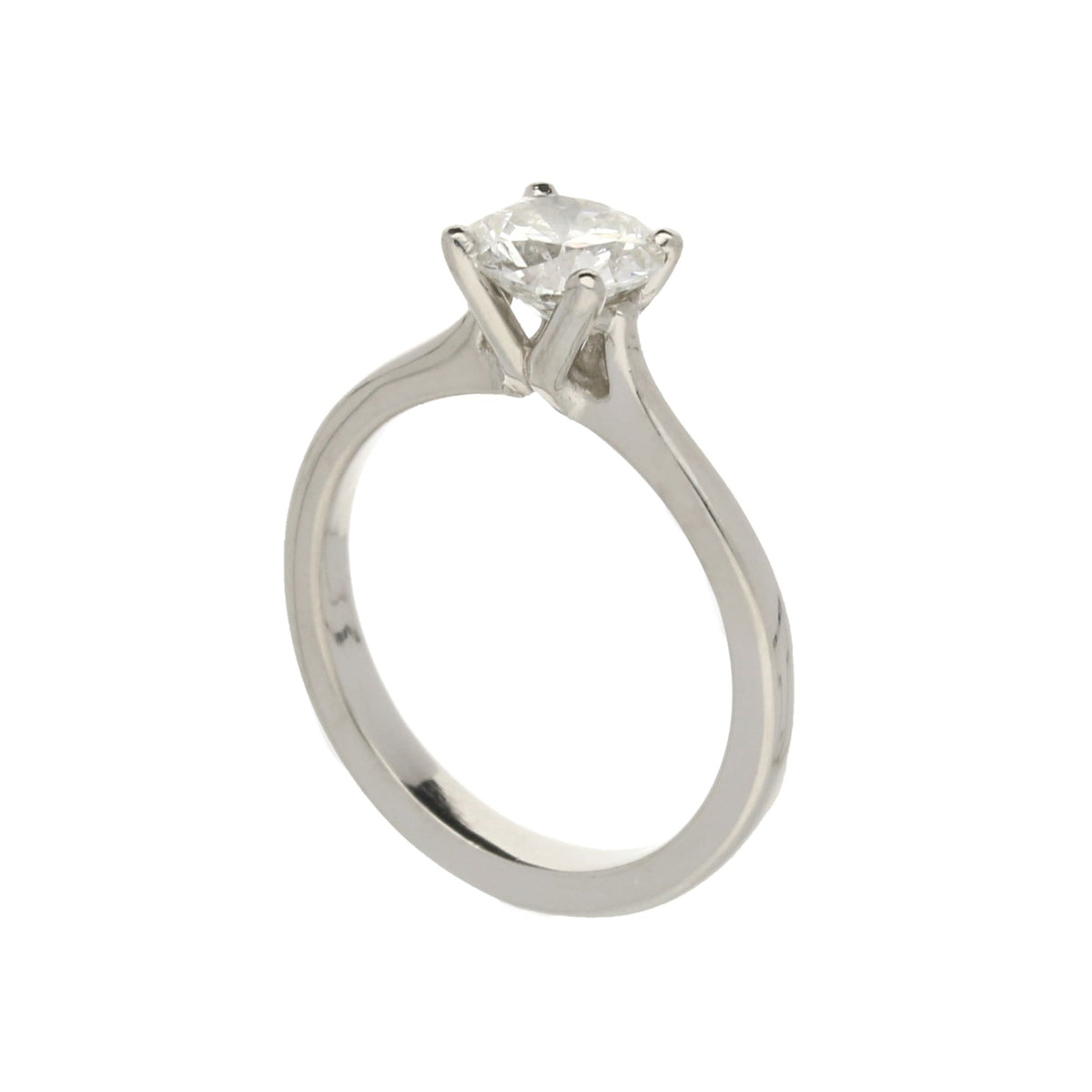 Platinum 0.92ct Diamond Engagement Ring