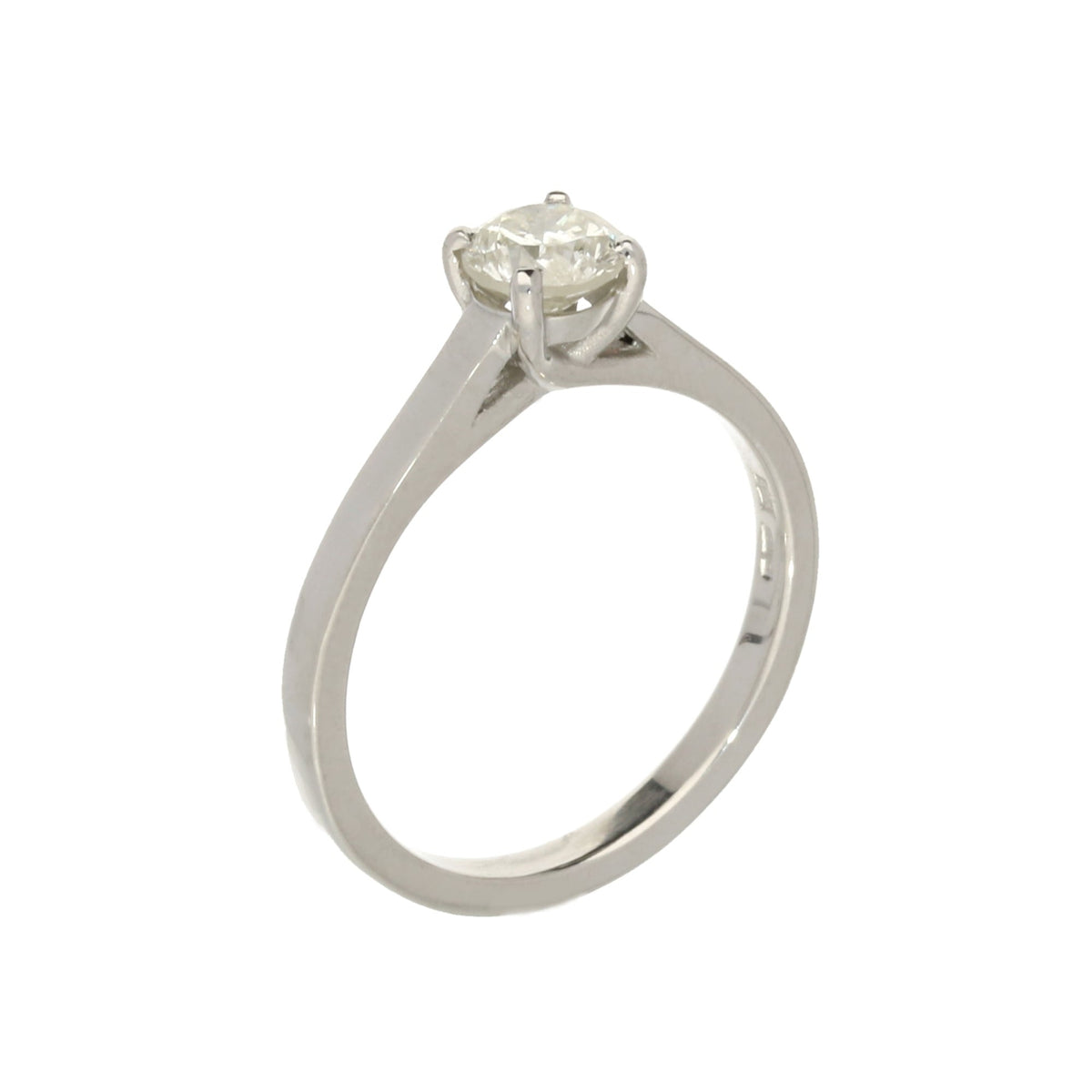 Platinum 0.63ct Diamond Engagement Ring