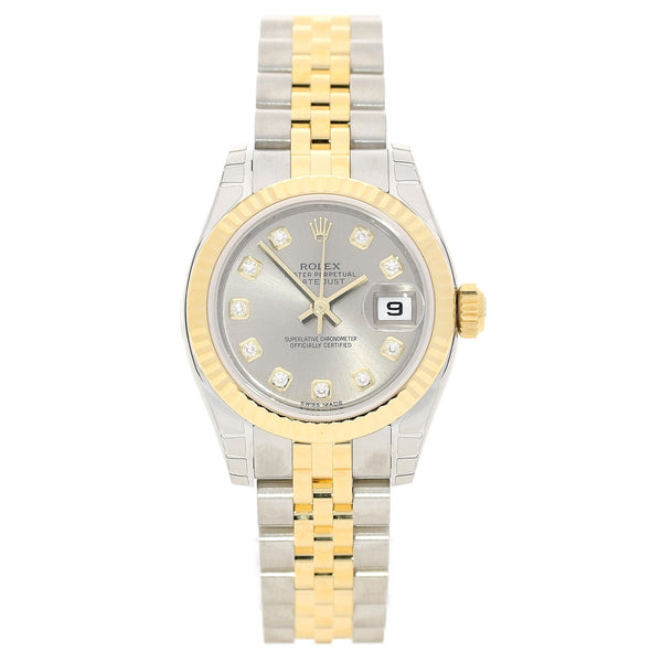 Datejust 179173 - Ladies - Silver Diamond Dial - Unworn 2017