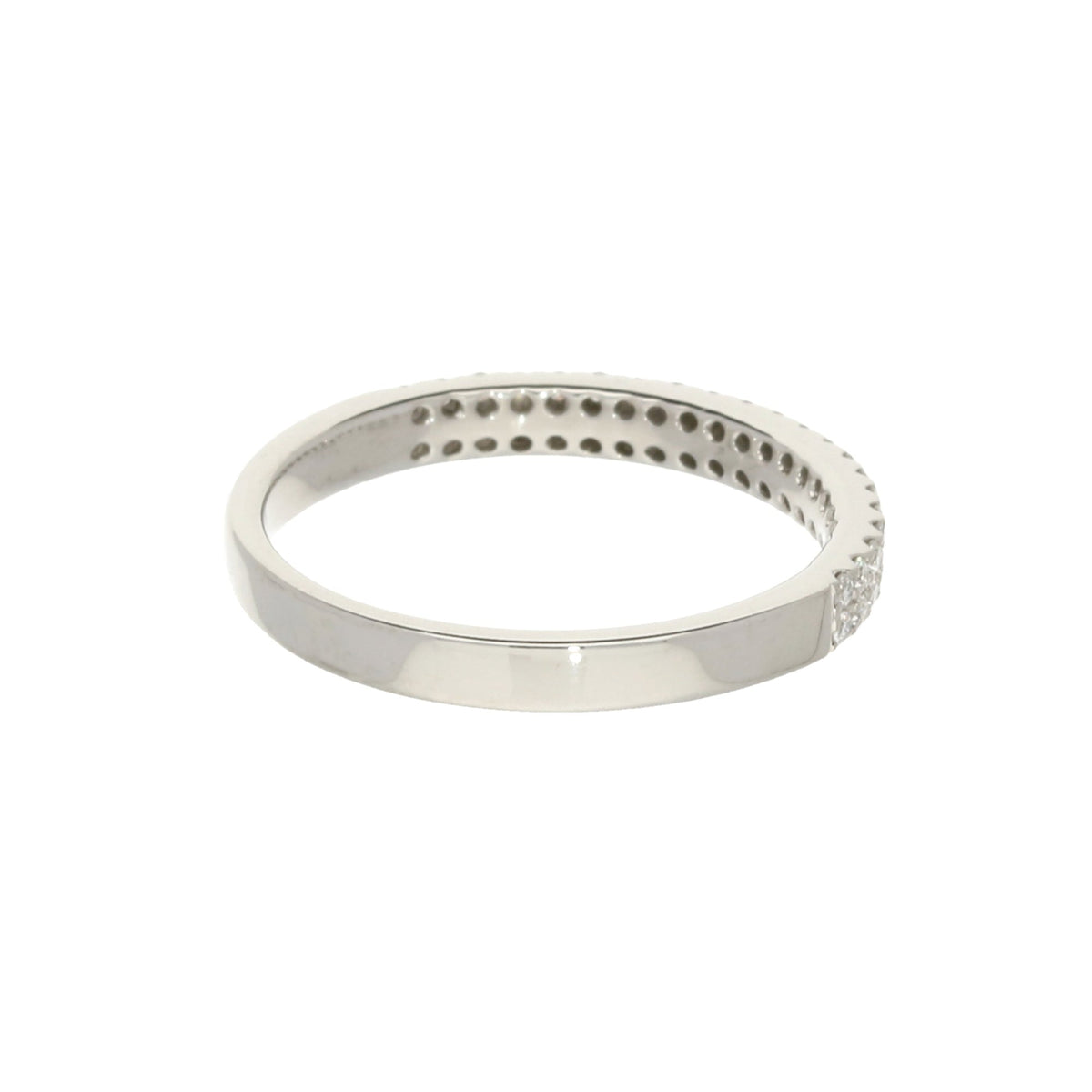 Platinum 0.25ct Diamond Half Eternity Ring