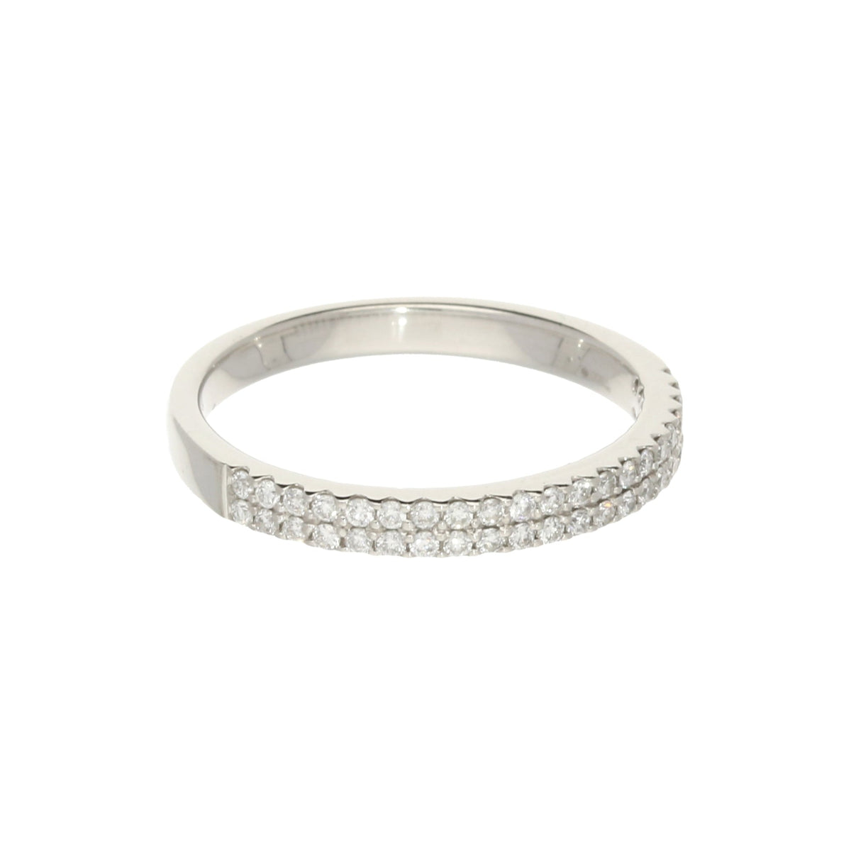 Platinum 0.25ct Diamond Half Eternity Ring
