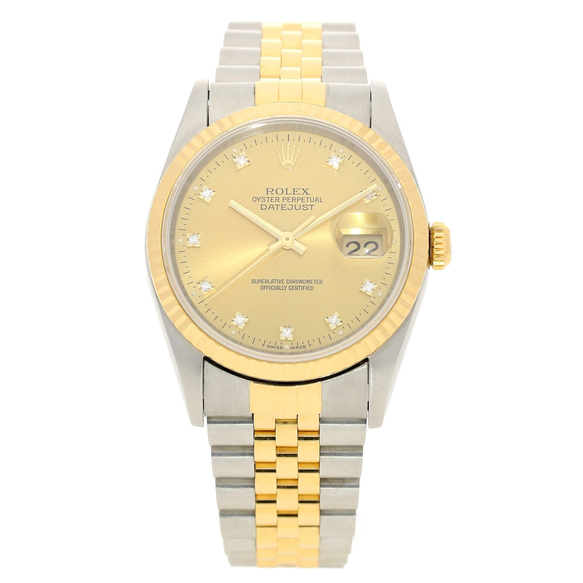 Datejust 16233 - Gents Watch - Diamond Dial - 1995
