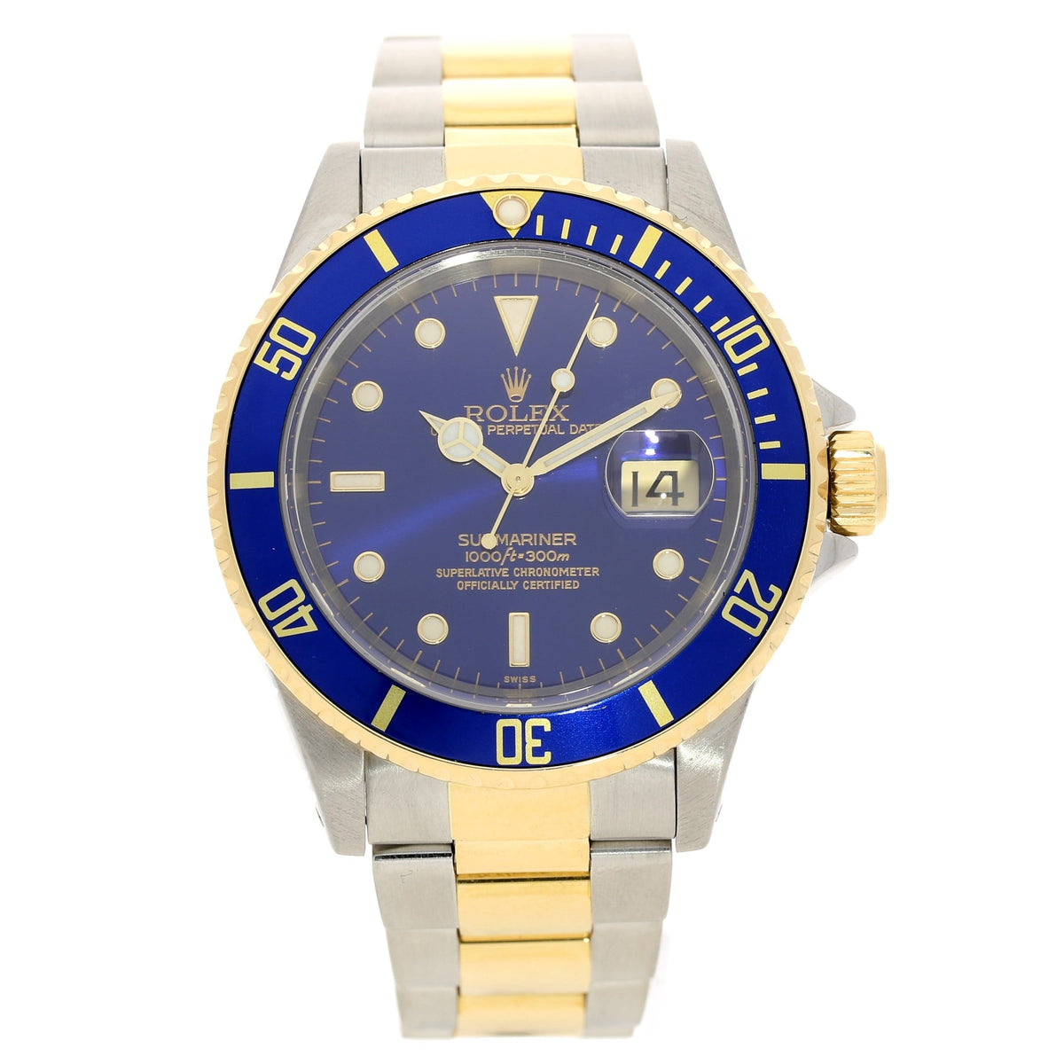 Submariner 16613 – Gents Watch - Blue Dial– 1999