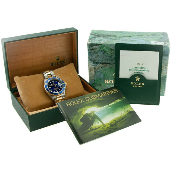 Submariner 16613 – Gents Watch - Blue Dial– 1999