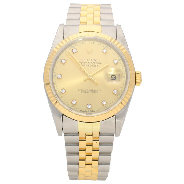 Datejust 16233 - Gents Watch - Diamond Dial - 1992