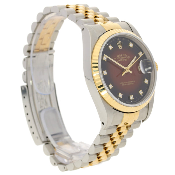 Datejust 16233 - Gents Watch – Red Dial - 1991