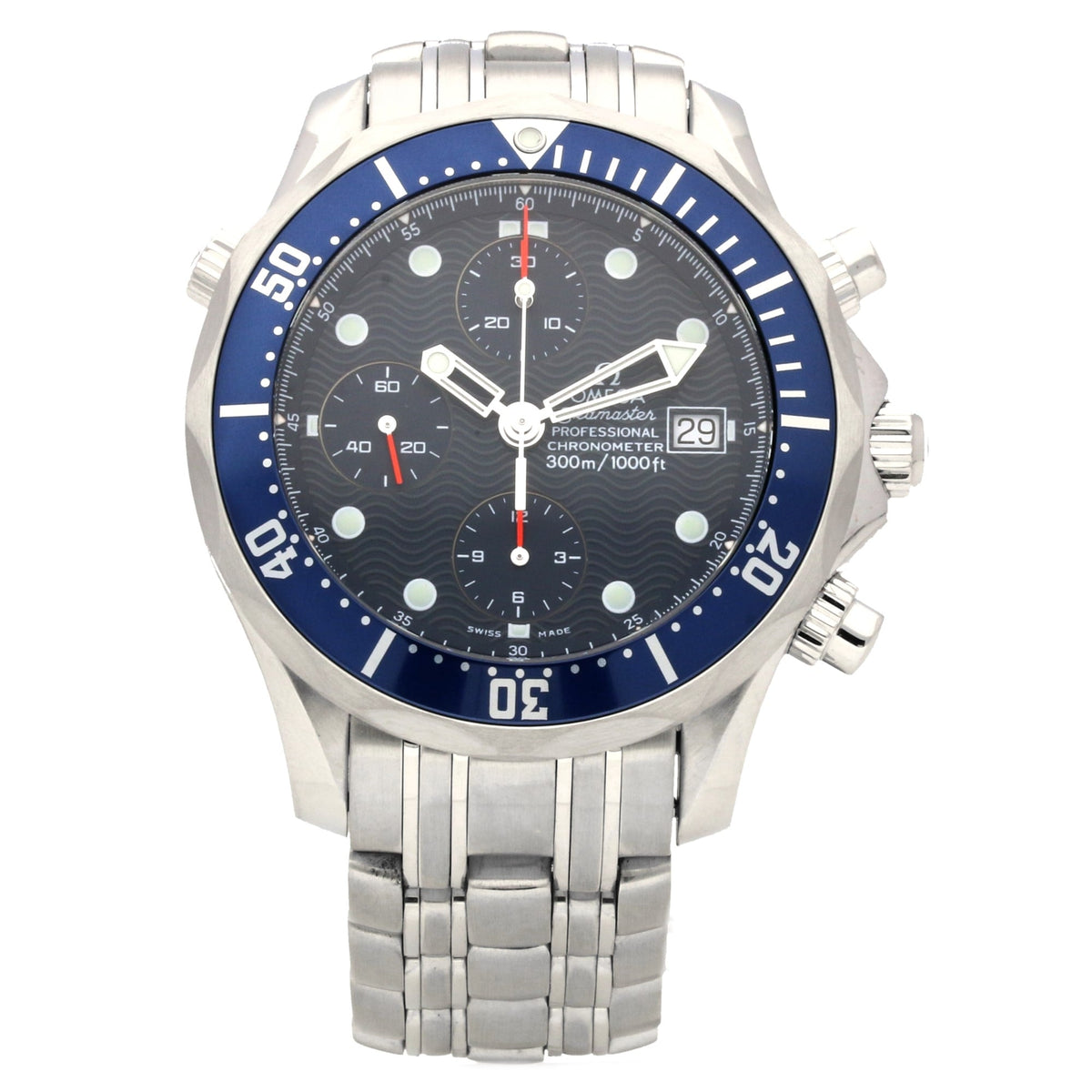 Seamaster Chronograph 2599.80.00 - Blue Dial - 1999