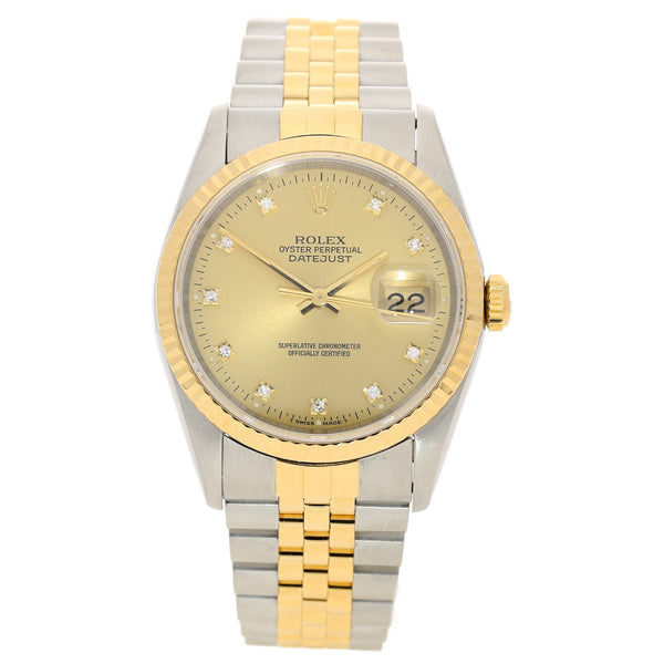 Datejust 16233 - Gents Watch - Diamond Dial - 1993