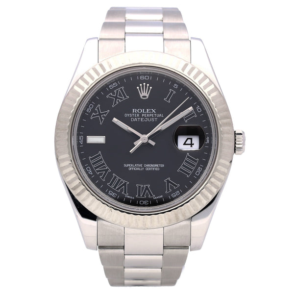 Datejust 41 116334 - Gents Watch - Grey Dial - 2008