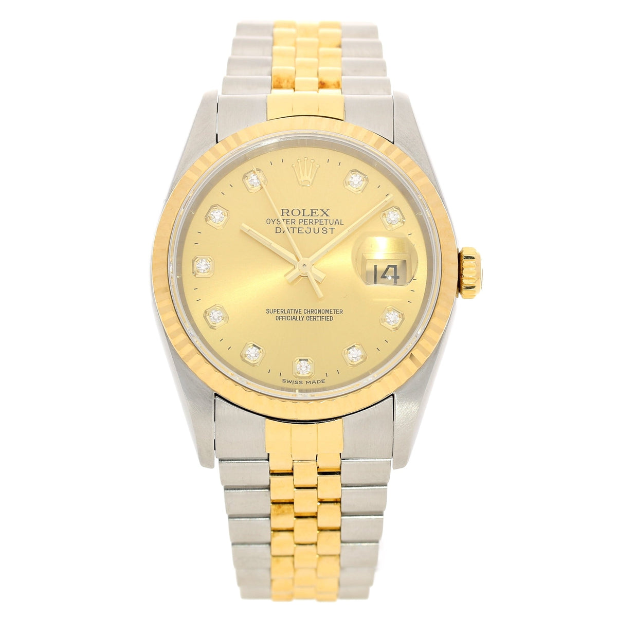 Datejust 16233 - Gents Watch - Diamond Dial - 1995