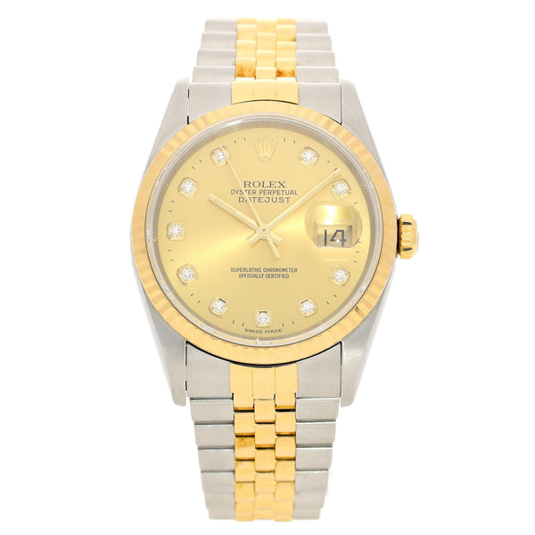 Datejust 16233 - Gents Watch - Diamond Dial - 1995