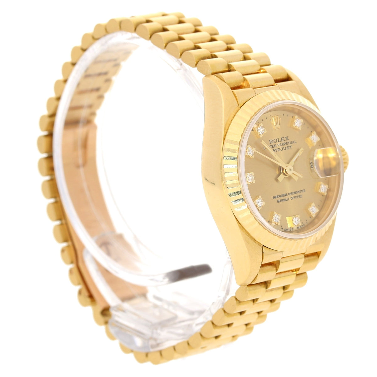 Datejust 69178 - Gold Ladies Watch - Diamond Dial - 1994