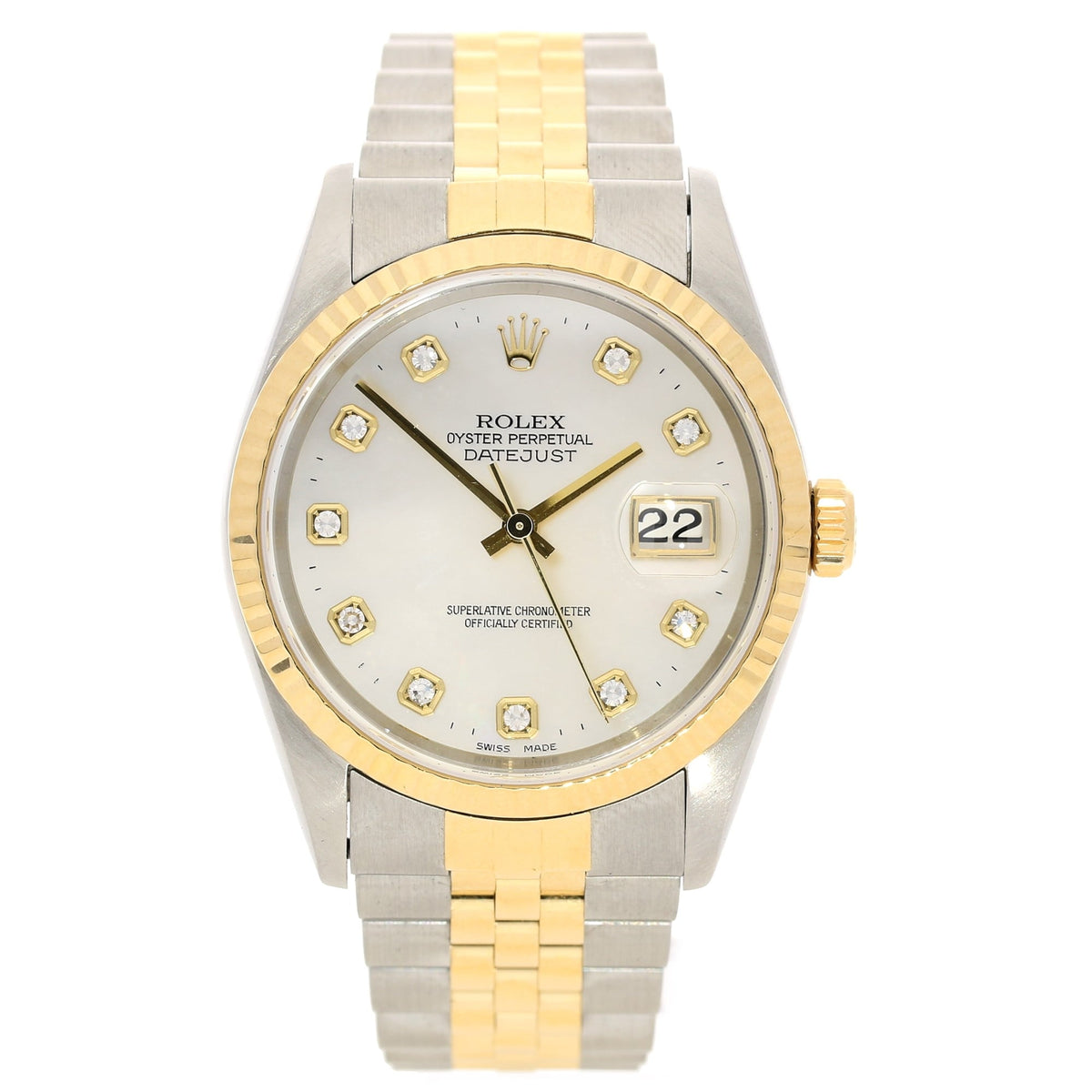 Datejust 16233 - Mother of Pearl Diamond Dial - 1995