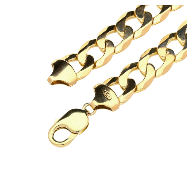 9ct Yellow Gold Heavy Curb Chain 90.5g